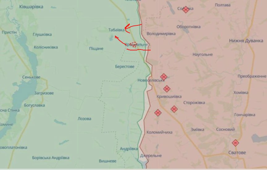 Карта СВО на Харьковском направлении. Последние новости спецоперации на карте
