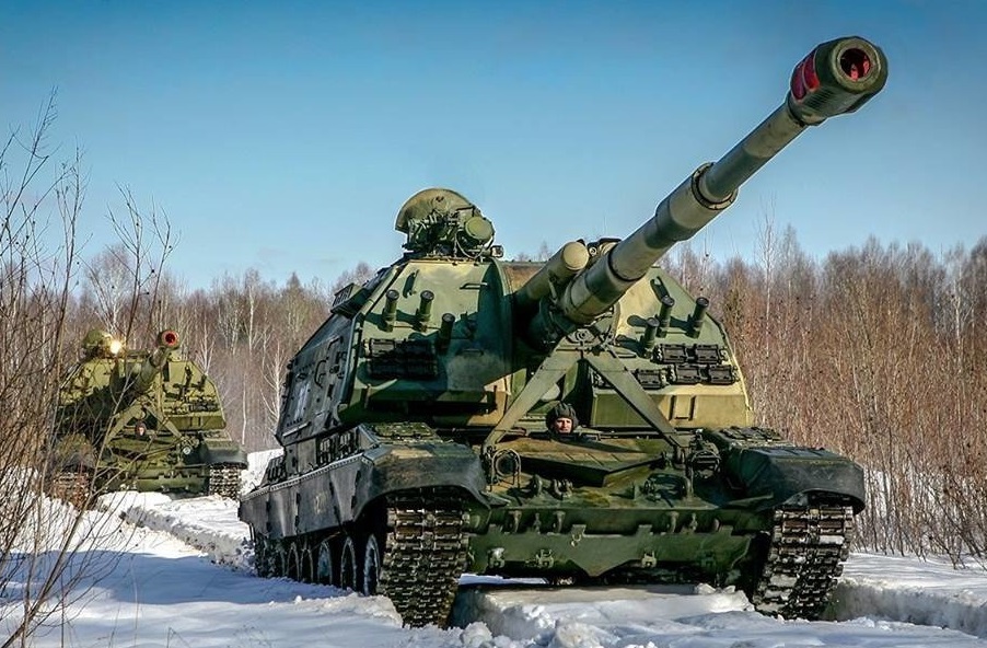 Российкая артиллерия 152 мм