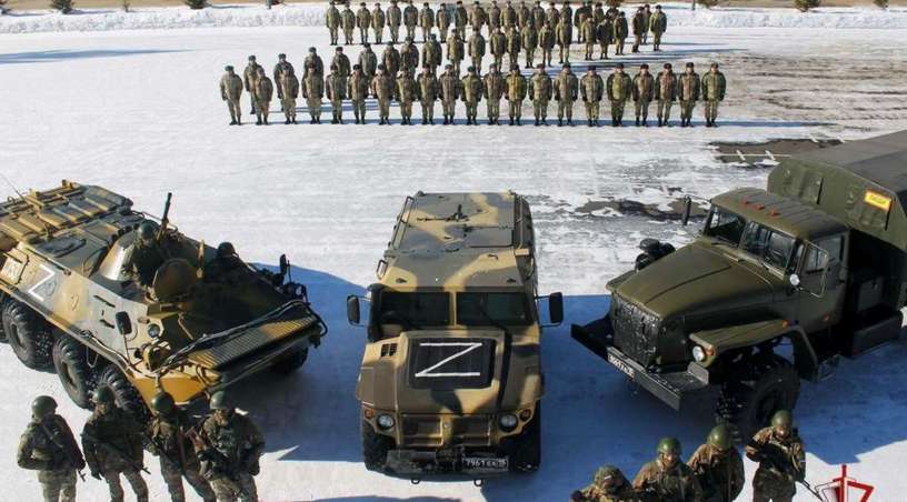 Россия армия и символ Z