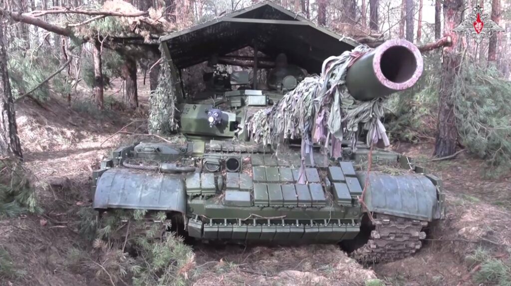 Танк Т-62М группировки войск «Днепр»
