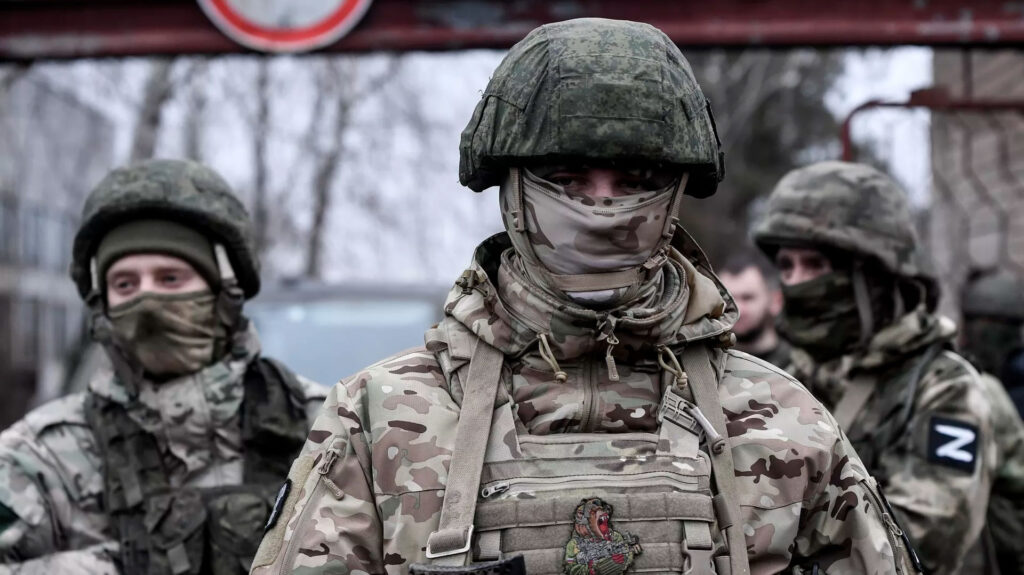 Бойцы Вооруженных сил России